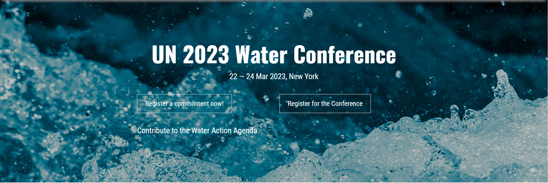 UN 2023 Water Conference ACP