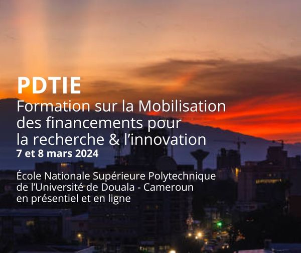 PDTIE-Formation sur la Mobilisation des financements pour la recherche & innovation